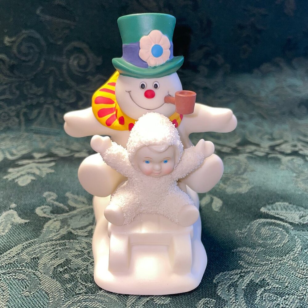 Department 56 Snowbabies "Fun With Frosty The Snowman" Figurine